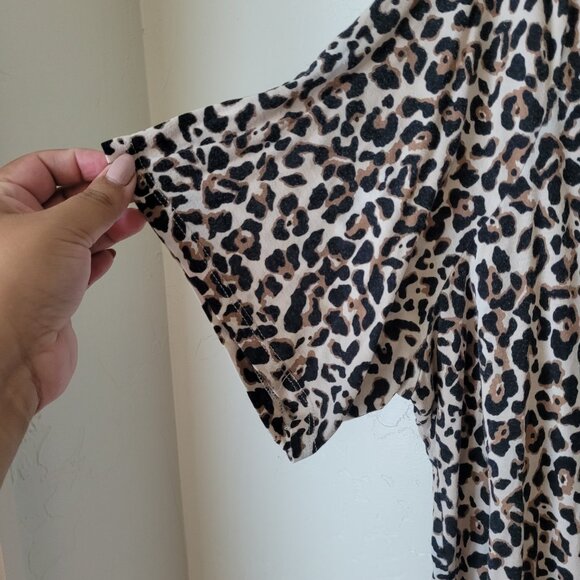 Maurices Plus Size 24/7 Flawless Leopard Tunic Top - Picture 3 of 7